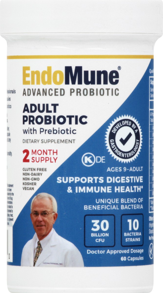 slide 6 of 12, EndoMune Adult with Prebiotic Capsules Probiotic 60 ea, 60 ct