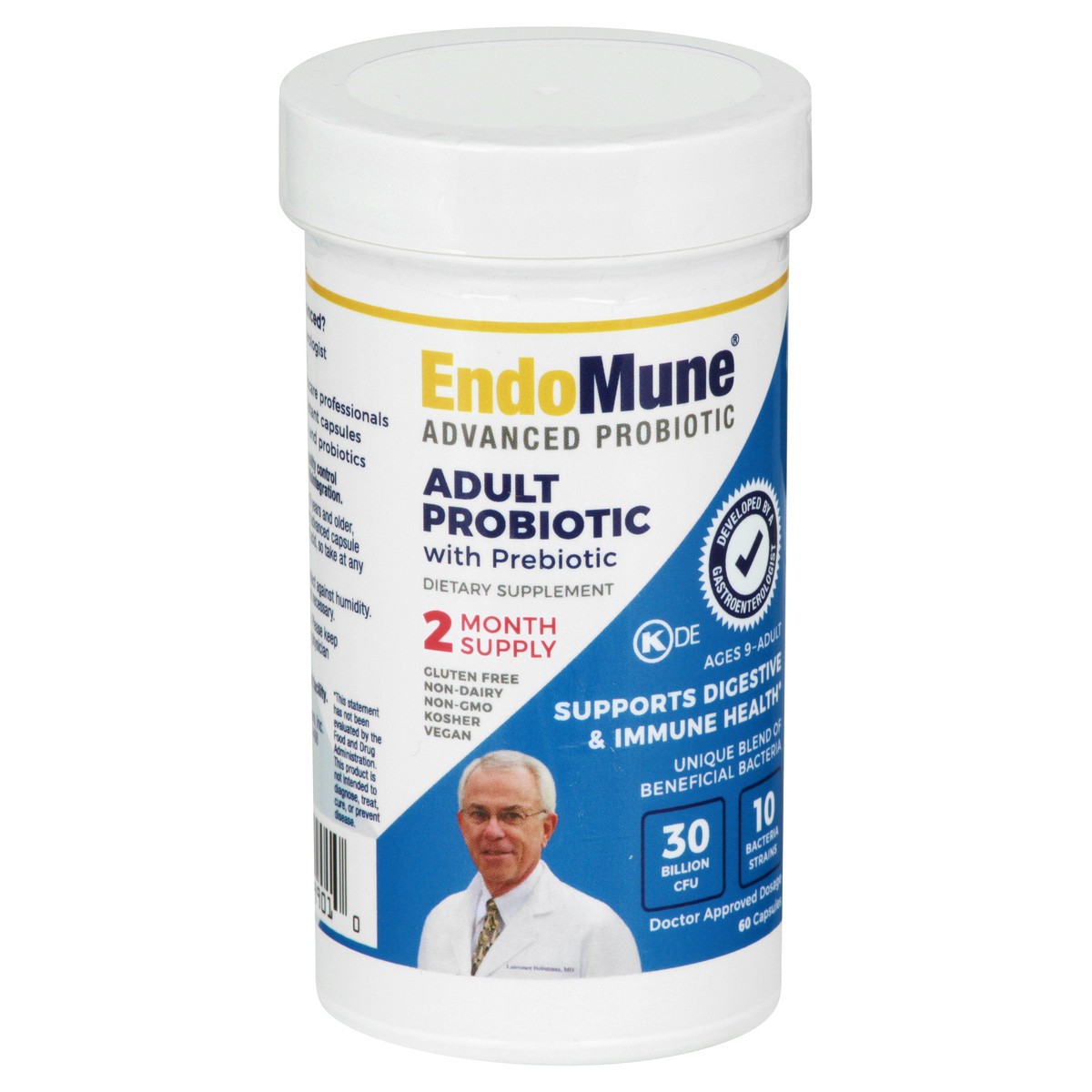 slide 10 of 12, EndoMune Adult with Prebiotic Capsules Probiotic 60 ea, 60 ct