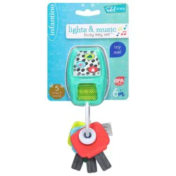 Infantino Wee Wildones 6+ Months Lights & Music Busy Key Set 1 ea