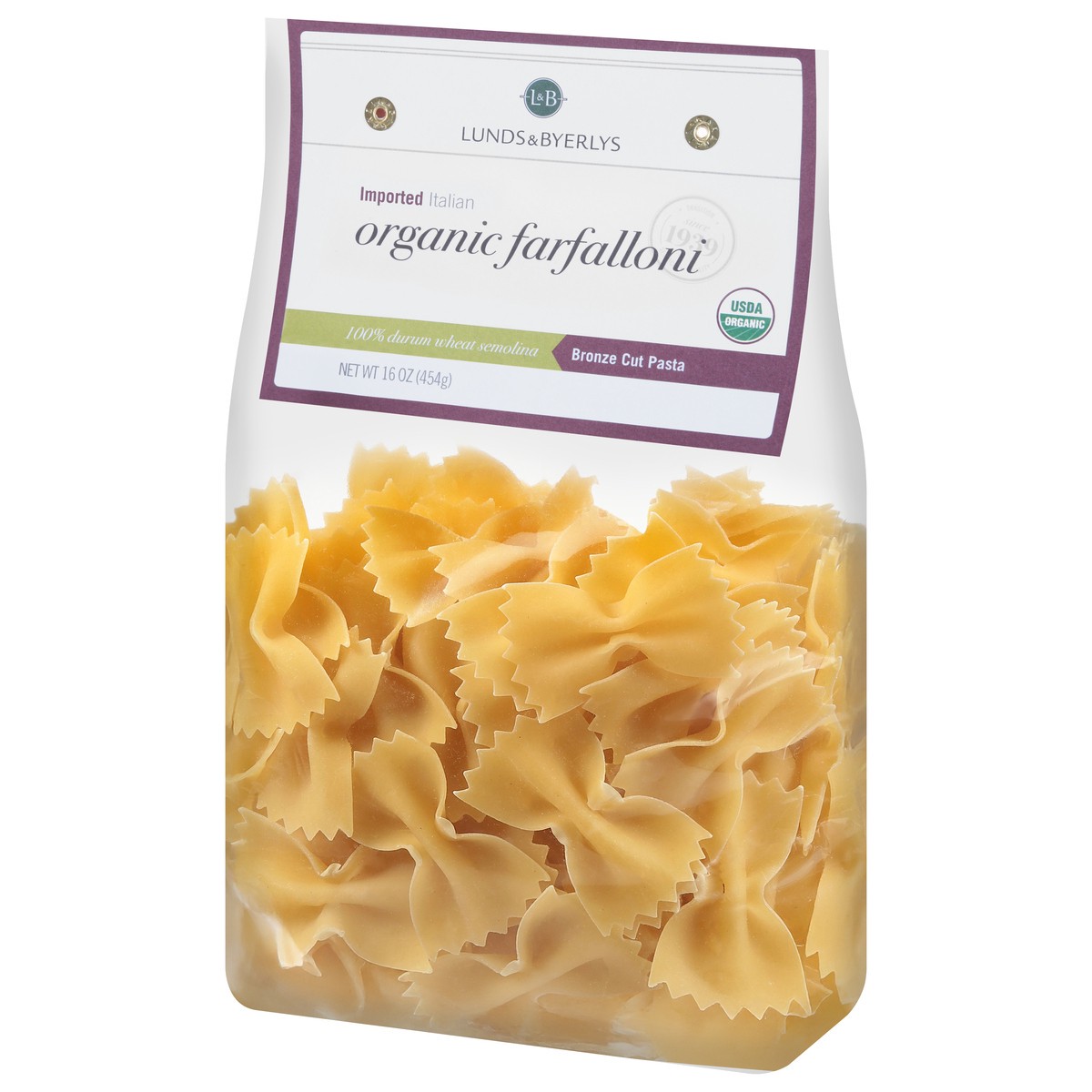 slide 4 of 4, Lunds & Byerlys Organic Farfalloni 16 oz, 16 oz