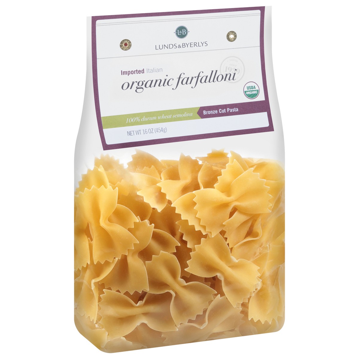 slide 3 of 4, Lunds & Byerlys Organic Farfalloni 16 oz, 16 oz