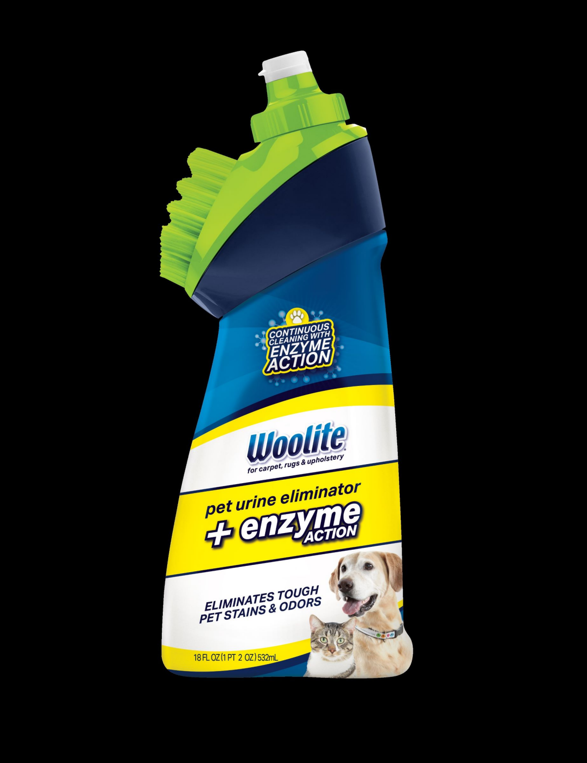 slide 1 of 5, Woolite + Enzyme Action Pet Urine Eliminator 18 fl oz, 18 fl oz