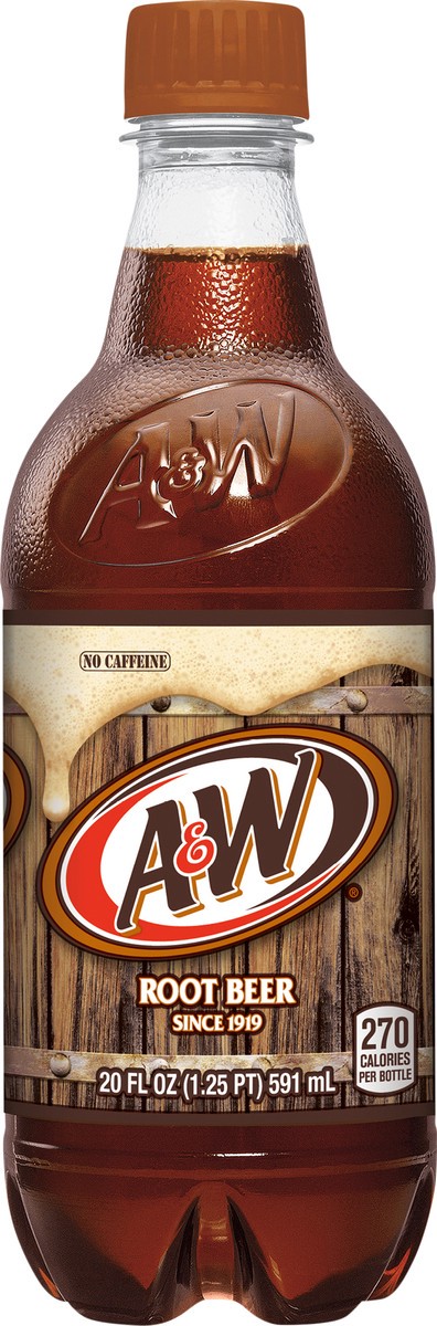 slide 11 of 11, A&W Root Beer Soda, 20 fl oz bottle, 20 fl oz