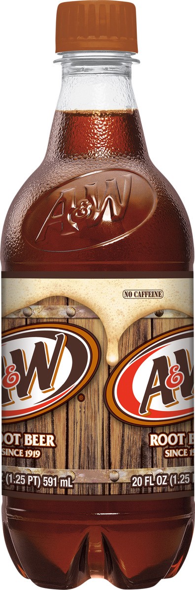 slide 7 of 11, A&W Root Beer Soda, 20 fl oz bottle, 20 fl oz