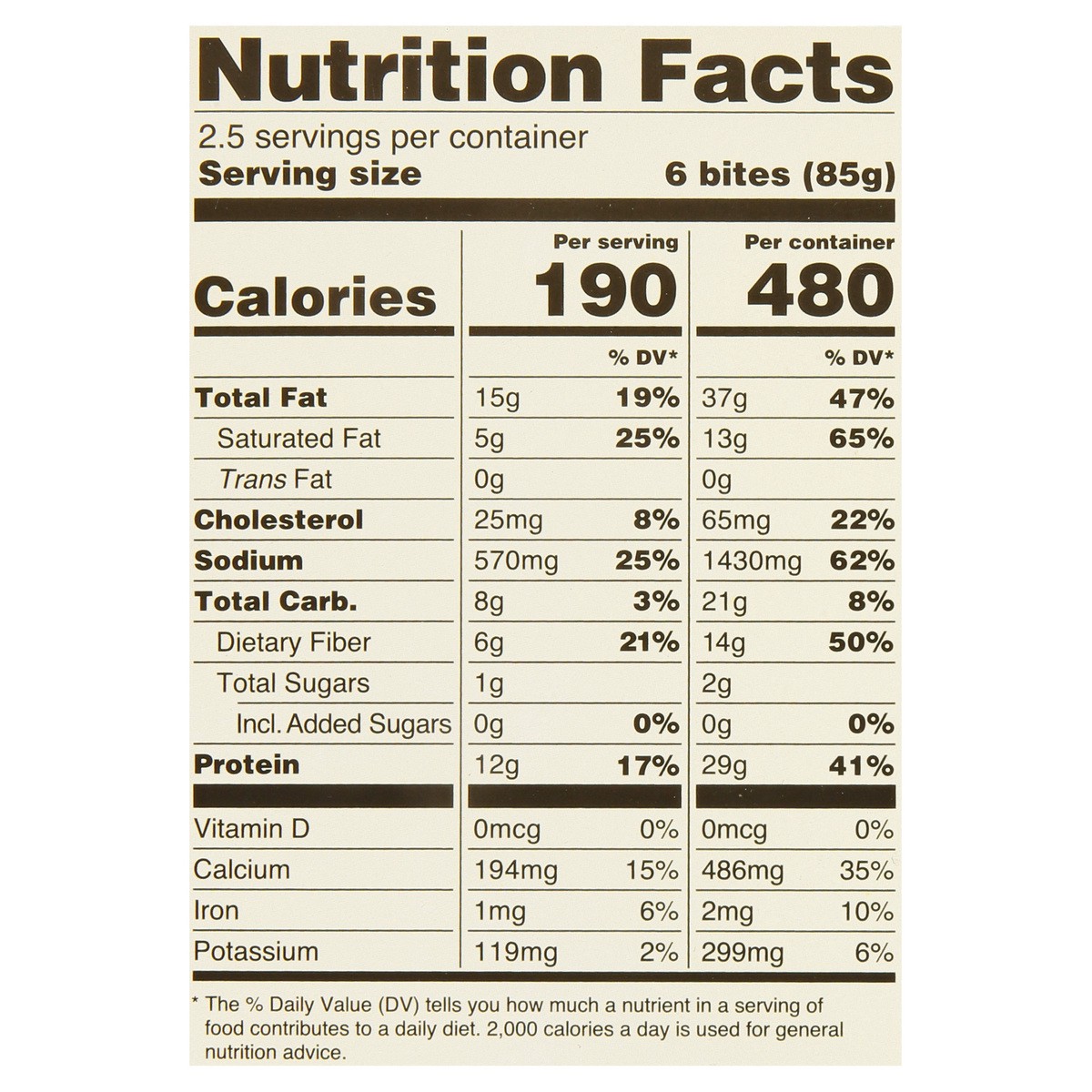 slide 6 of 13, Atkins Cauliflower Bites, 7.5 oz