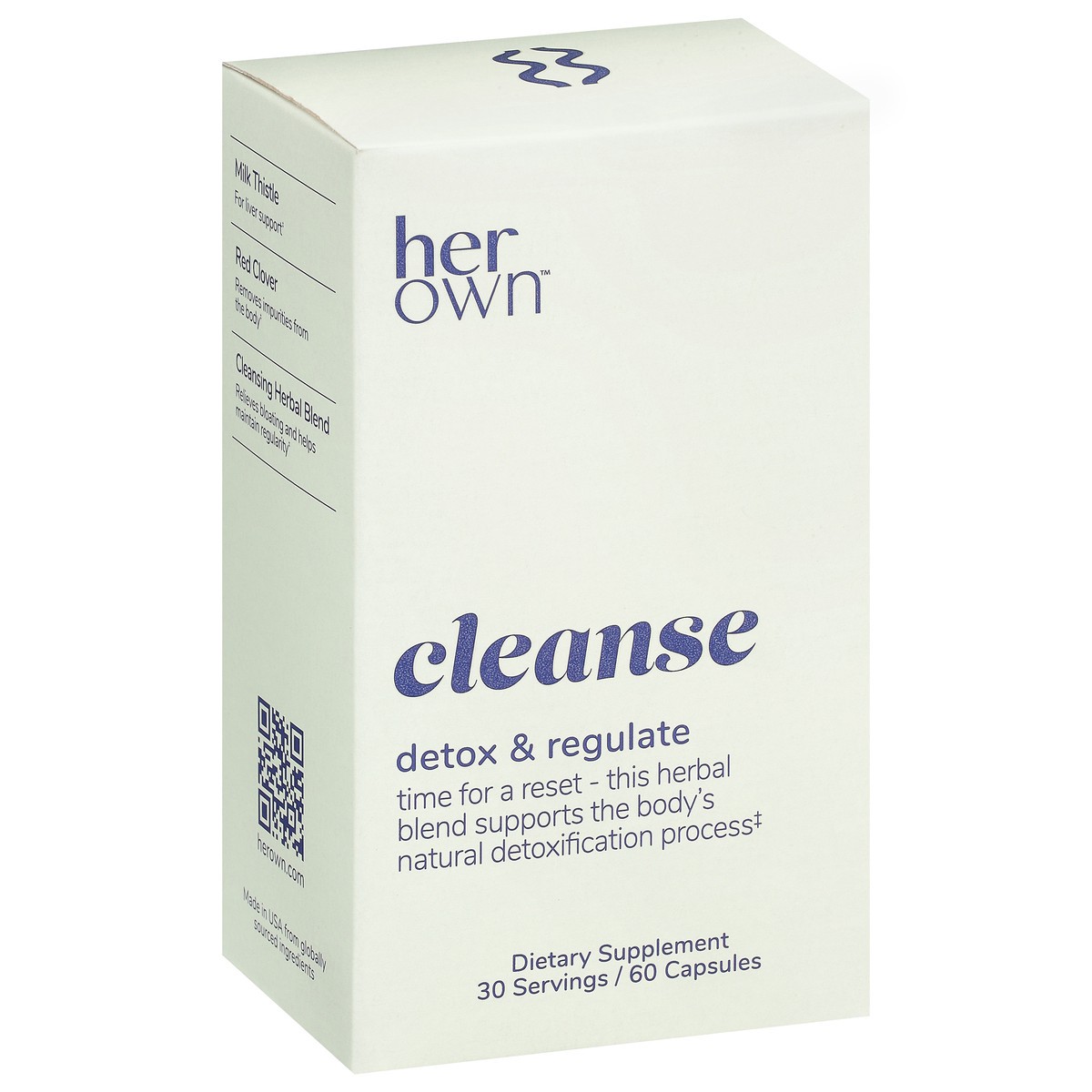 slide 6 of 9, Her Own Detox & Regulate Capsules Cleanse 60 Capsules, 60 ct