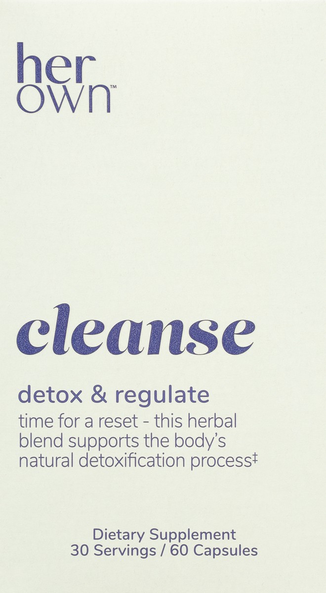 slide 5 of 9, Her Own Detox & Regulate Capsules Cleanse 60 Capsules, 60 ct