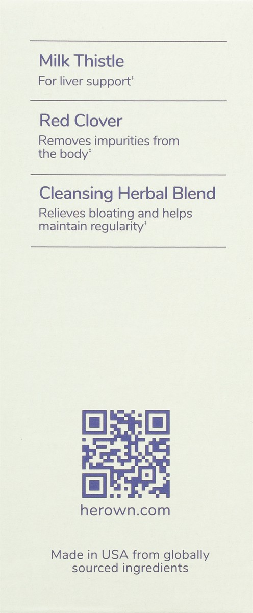 slide 7 of 9, Her Own Detox & Regulate Capsules Cleanse 60 Capsules, 60 ct