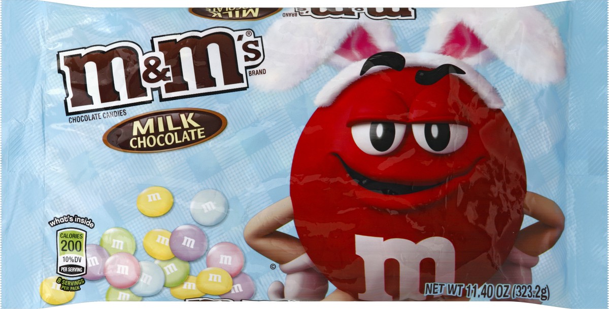 slide 4 of 6, M&M'S Milk Chocolate Easter Candy, 11.4-Ounce Bag, 11.4 oz
