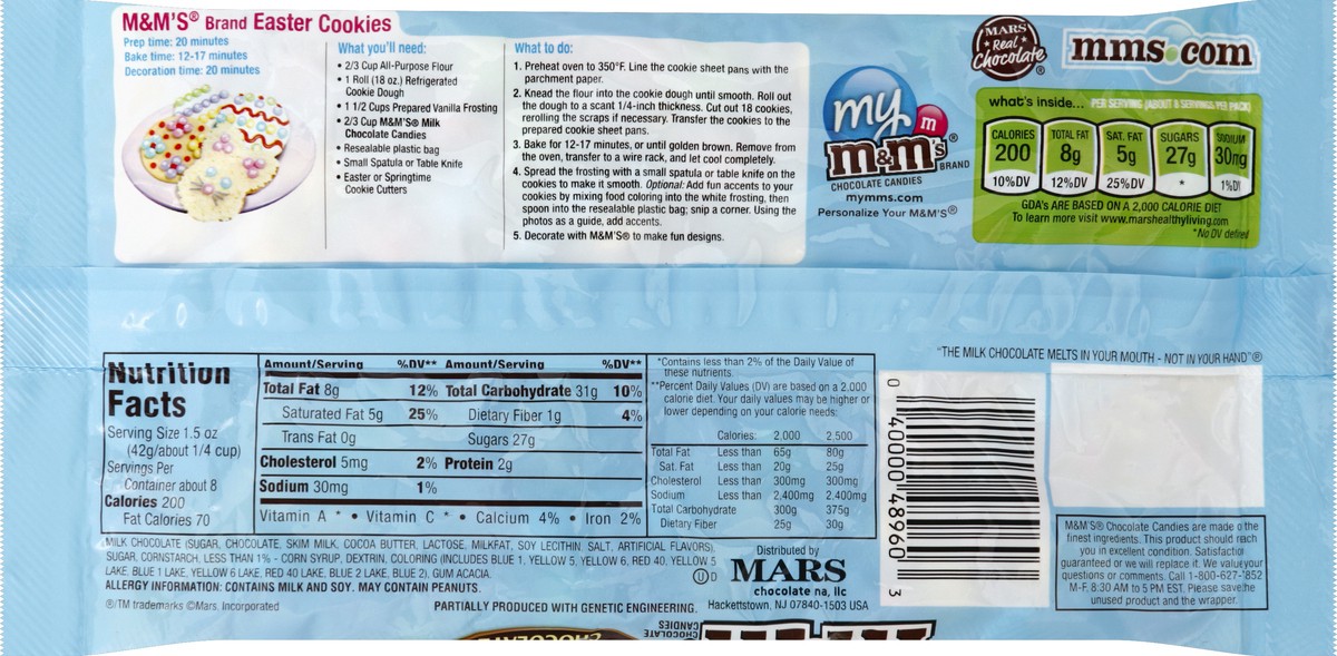 slide 5 of 6, M&M'S Milk Chocolate Easter Candy, 11.4-Ounce Bag, 11.4 oz