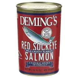Deming's Red Sockeye Wild Caught Alaskan Salmon