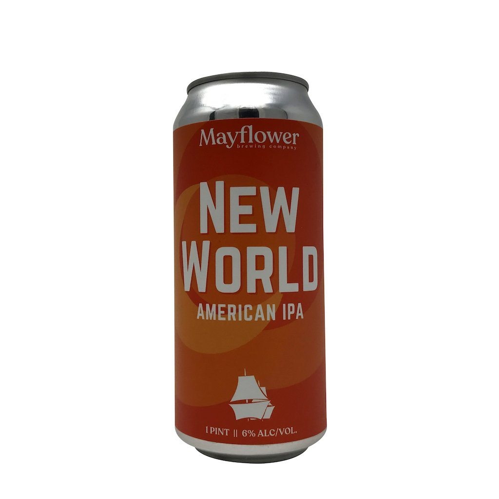 slide 1 of 1, Mayflower Brewing Company New World India Pale Ale, Single, 16 fl oz