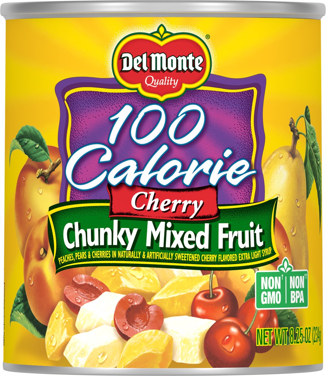 slide 1 of 6, Del Monte Cherry Mixed Fruit Pull Top, 1 ct