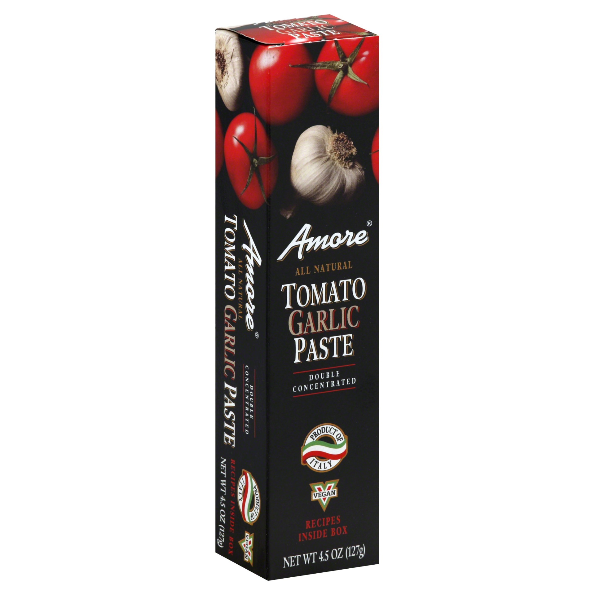 slide 1 of 1, Amore Tomato Paste Garlic, 4.5 oz