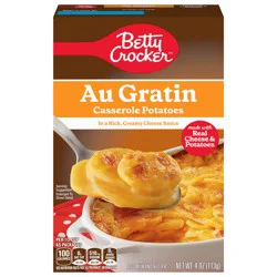 Betty Crocker Au Gratin Casserole Potatoes, Made with Real Cheese, 4 oz Box