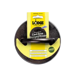 Lodge 6.25 Inch Cast Iron Burger Press