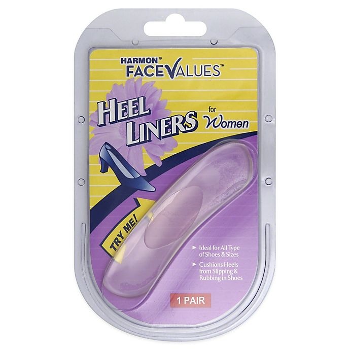 slide 1 of 2, Harmon Face Values Heel Liners for Women, 1 ct