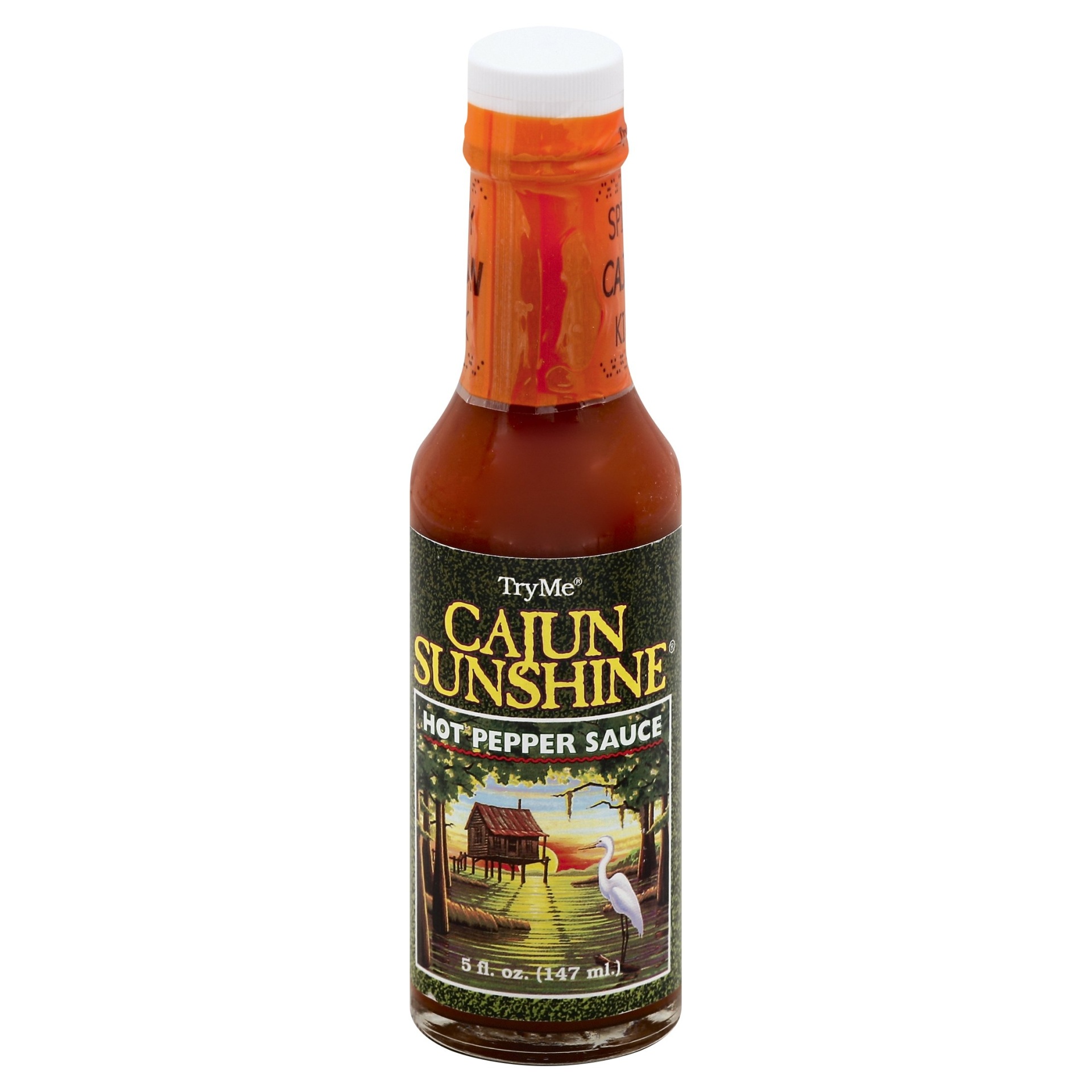 slide 1 of 2, TryMe Pepper Sauce, Hot, Cajun Sunshine, 5 oz