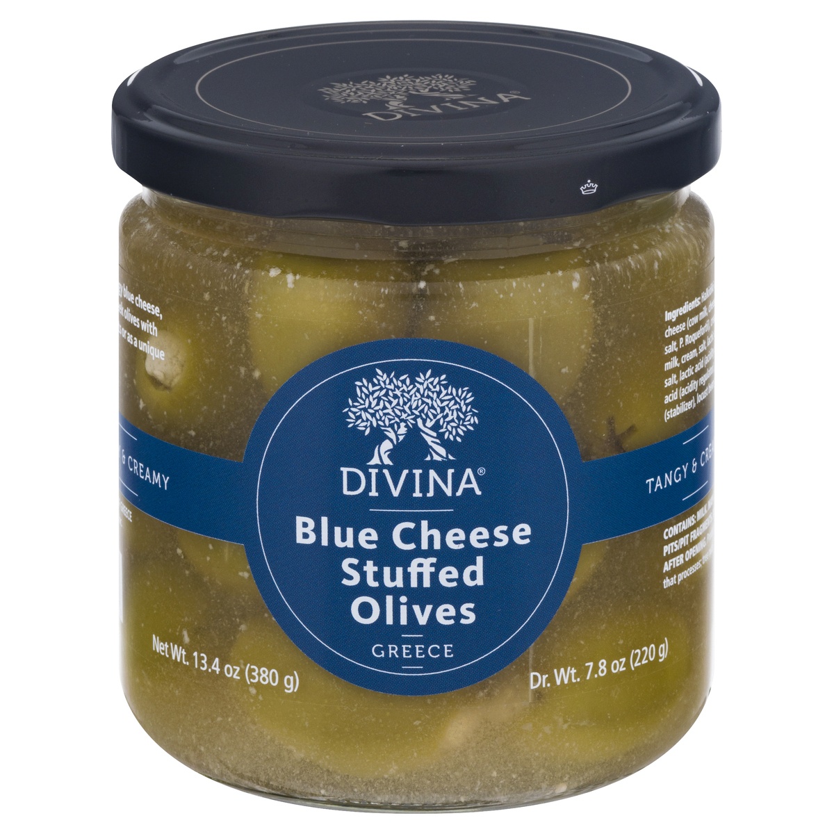 slide 1 of 1, Divina Olives Stuffed with Bleu Cheese, 7.7 oz