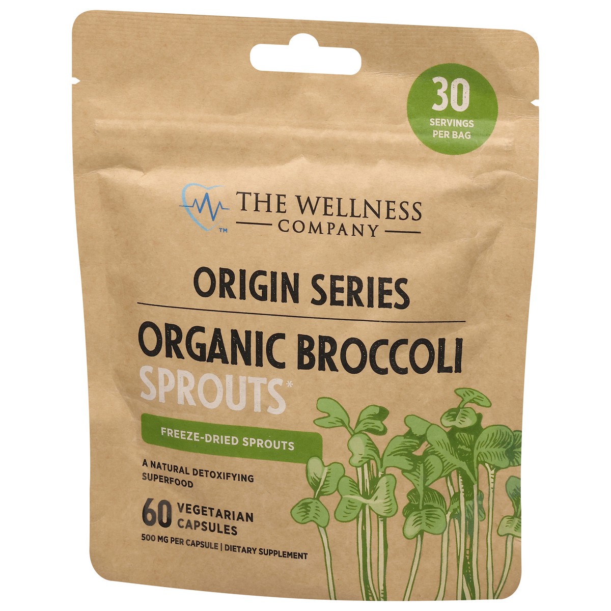 slide 7 of 15, The Wellness Company Organic Broccoli Sprouts 60 Vegetarian Capsules, 60 ct