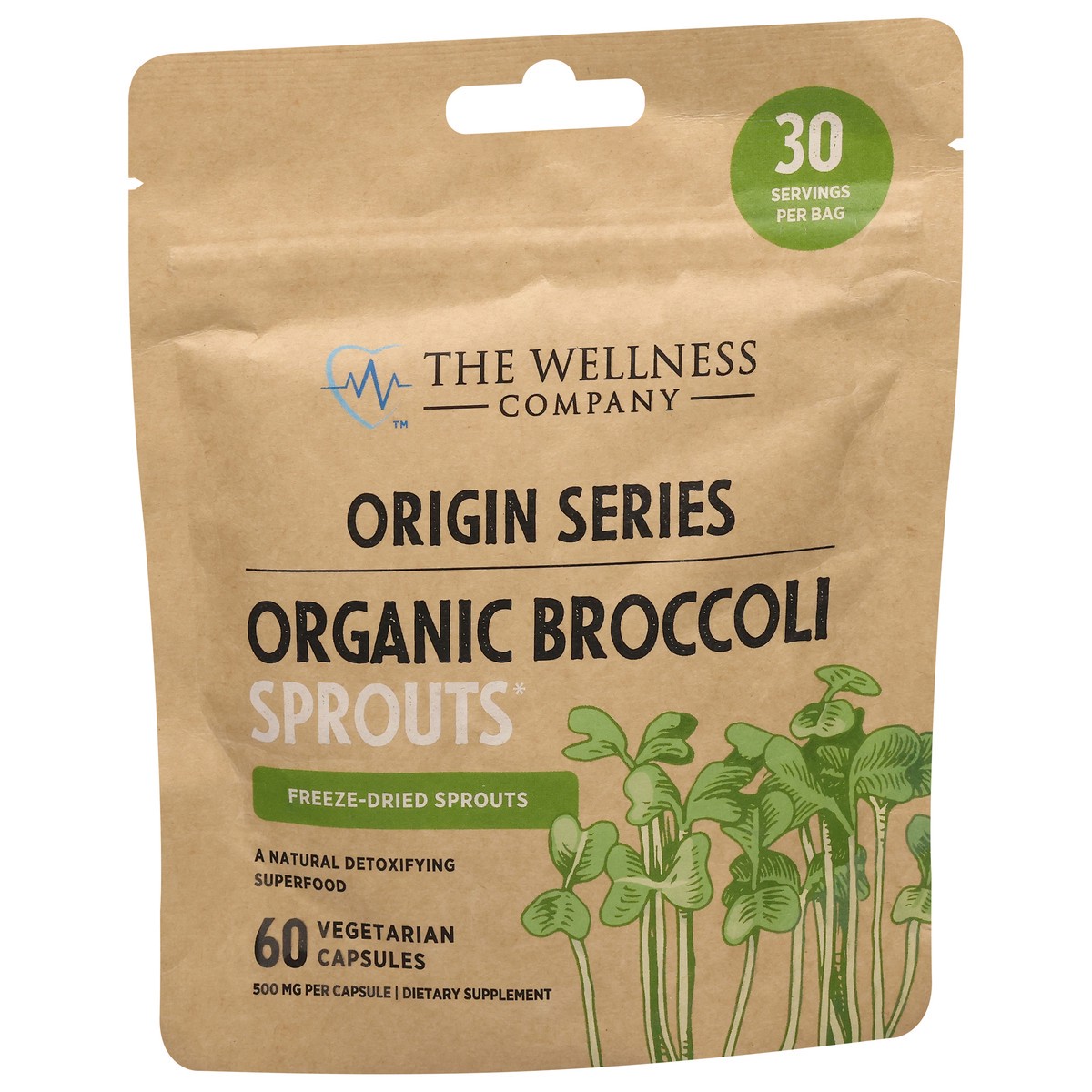 slide 11 of 15, The Wellness Company Organic Broccoli Sprouts 60 Vegetarian Capsules, 60 ct