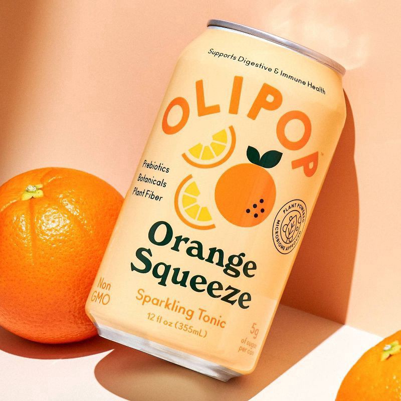 slide 5 of 5, OLIPOP Orange Squeeze Sparkling Tonic - 12 fl oz, 1 ct