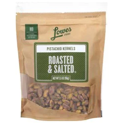 Lowes Foods Brown Bag Roasted & Salted Pistachio Kernels