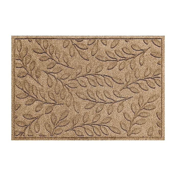 slide 2 of 2, Weather Guard Brittney Leaf Door Mat - Camel, 30 in x 45 in