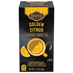 Private Selection Golden Citrus Green Tea Bags
