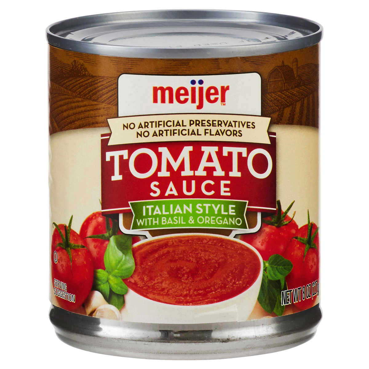 slide 1 of 2, Meijer Tomato Sauce, Italian Style, 8 oz