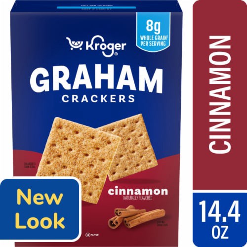 slide 1 of 5, Kroger Cinnamon Graham Crackers, 14.4 oz