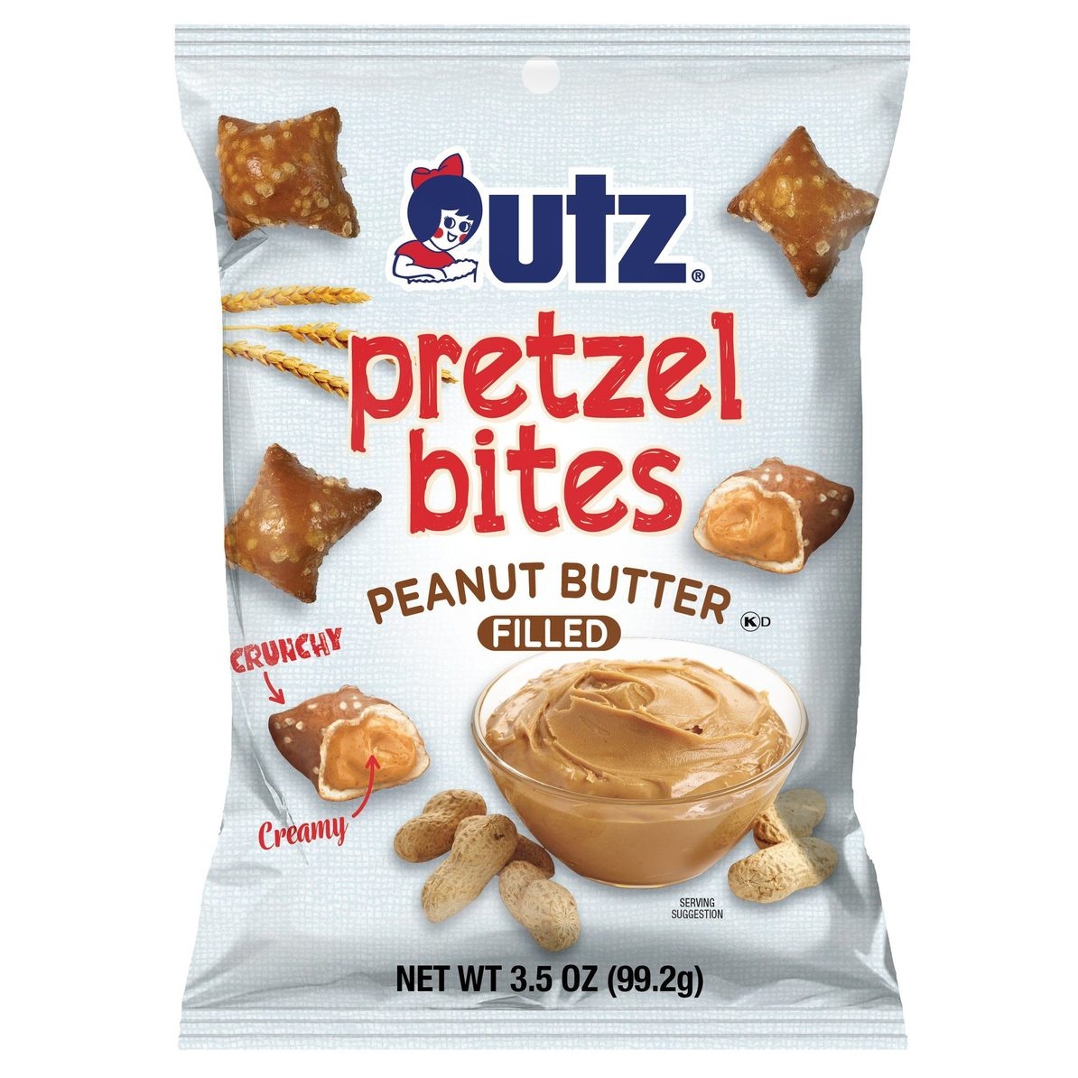 slide 1 of 1, Utz Peanut Butter Filled Pret, 3.5 oz