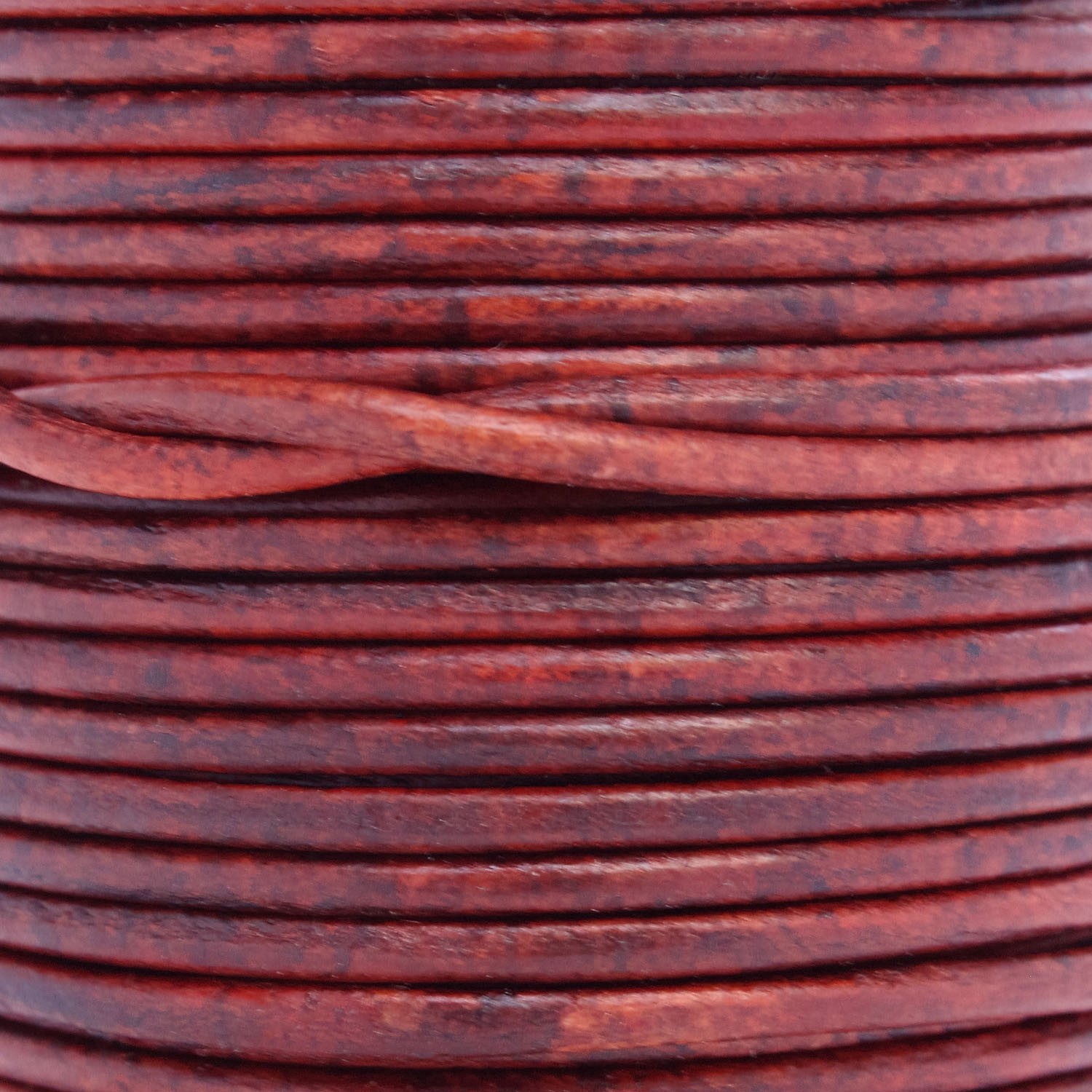 slide 5 of 5, Mahogany Round Leather Cord By Bead Landing, 2mm x 25 yd