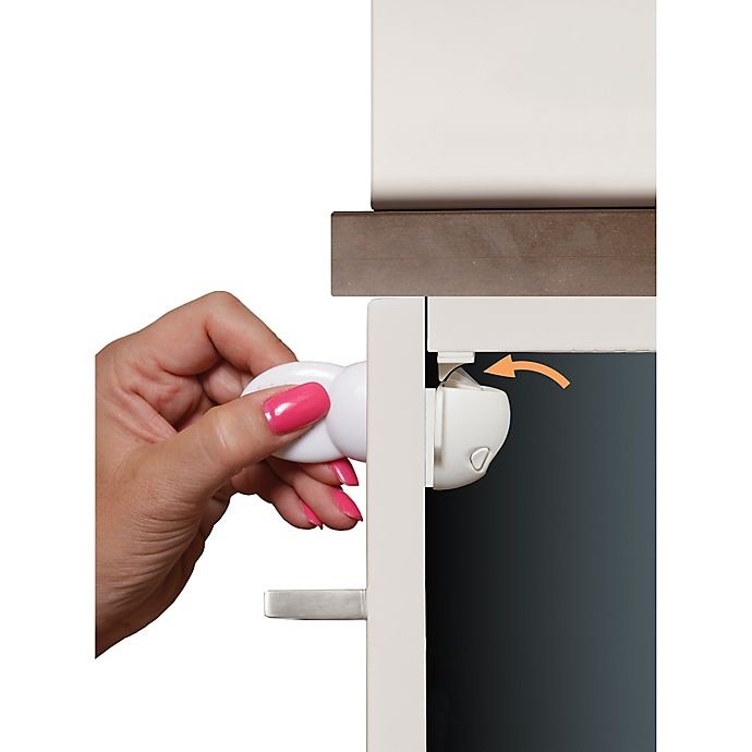 slide 2 of 5, Dreambaby Adhesive Magnetic Locking System, 8 ct