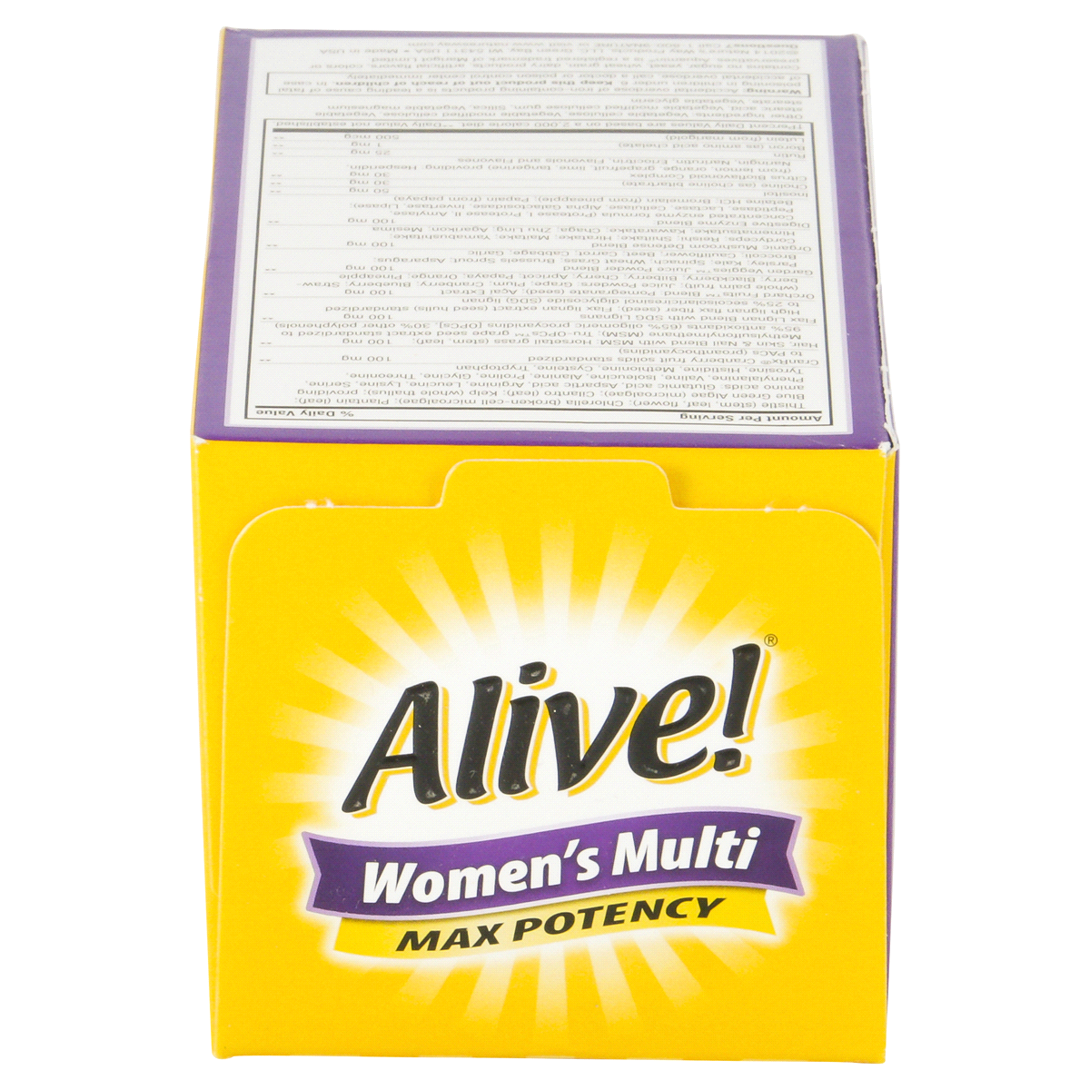 slide 6 of 6, Nature's Way Alive! Max3 Potency Women's Complete Multivitamin, Supports Energy Metabolism, Heart & Bone Health*, B-Vitamins, 90 Tablets, 90 ct