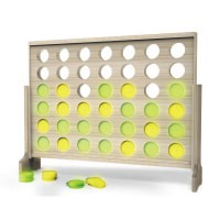 slide 4 of 5, Brookstone Glow in the Dark Giant Four in Row, 1 ct