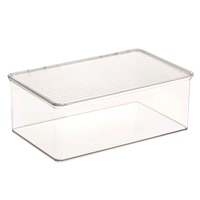 slide 6 of 9, InterDesign Clear Med+ Medicine Box- Large., 10.75 in x 7.25 in x 5 in