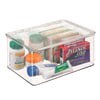 slide 6 of 9, InterDesign Clear Med+ Medicine Box- Large., 10.75 in x 7.25 in x 5 in