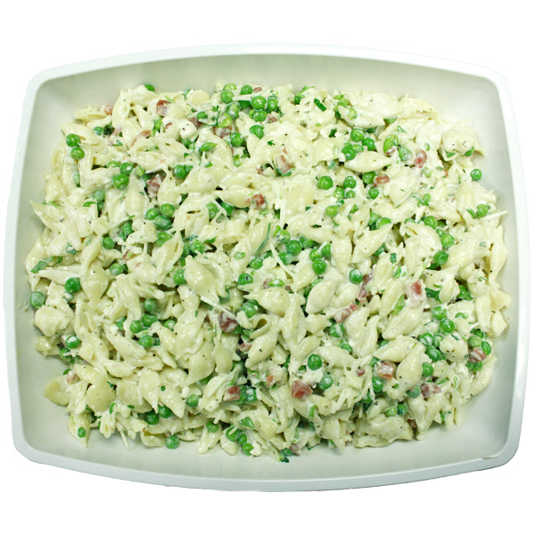 slide 1 of 1, Sweet Pea & Prosciutto Pasta Salad, per lb