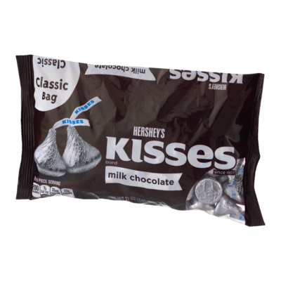 slide 1 of 1, Kisses Hershey's Milk Chocolates, 12 oz