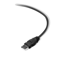 slide 3 of 9, Belkin USB A/B cable, 10 ft