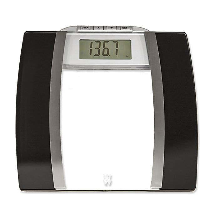 slide 1 of 1, Weight Watchers by Conair Glass Body Analysis Bathroom Scale, 1 ct