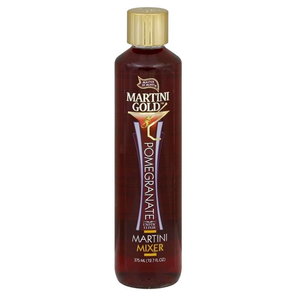 slide 1 of 1, Martini Gold Pomegranate Exotic Elixer Mixer, 12.7 oz