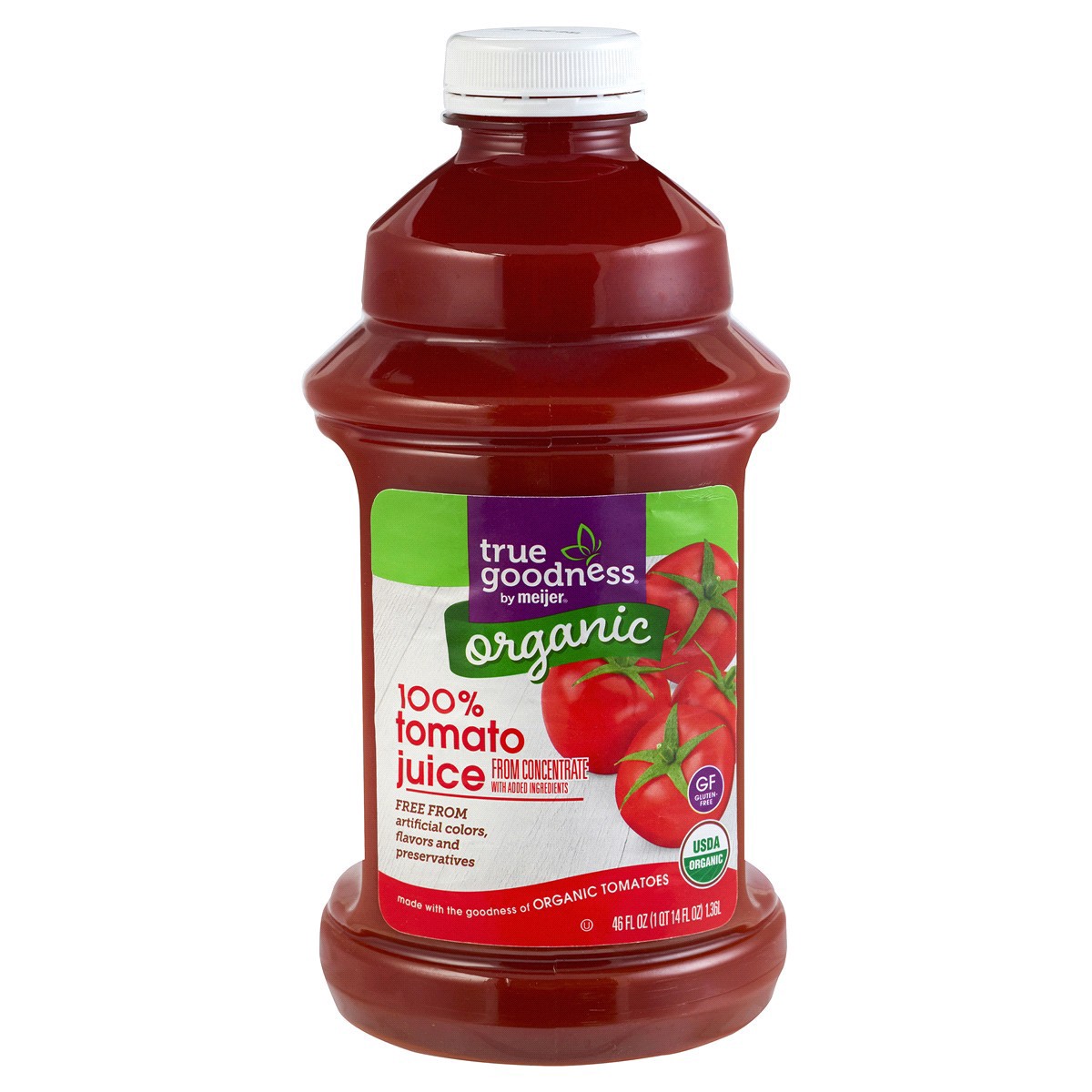 slide 1 of 5, True Goodness Organic Tomato Juice, 46 oz