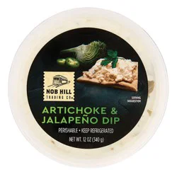 Nob Hill Trading Co. Artichoke & Jalapeno Dip 12 Oz