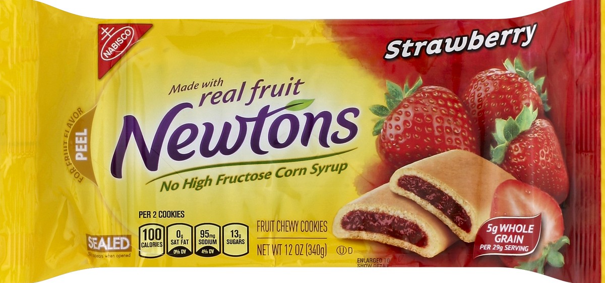 slide 5 of 6, Nabisco Strawberry Newtons, 12 oz