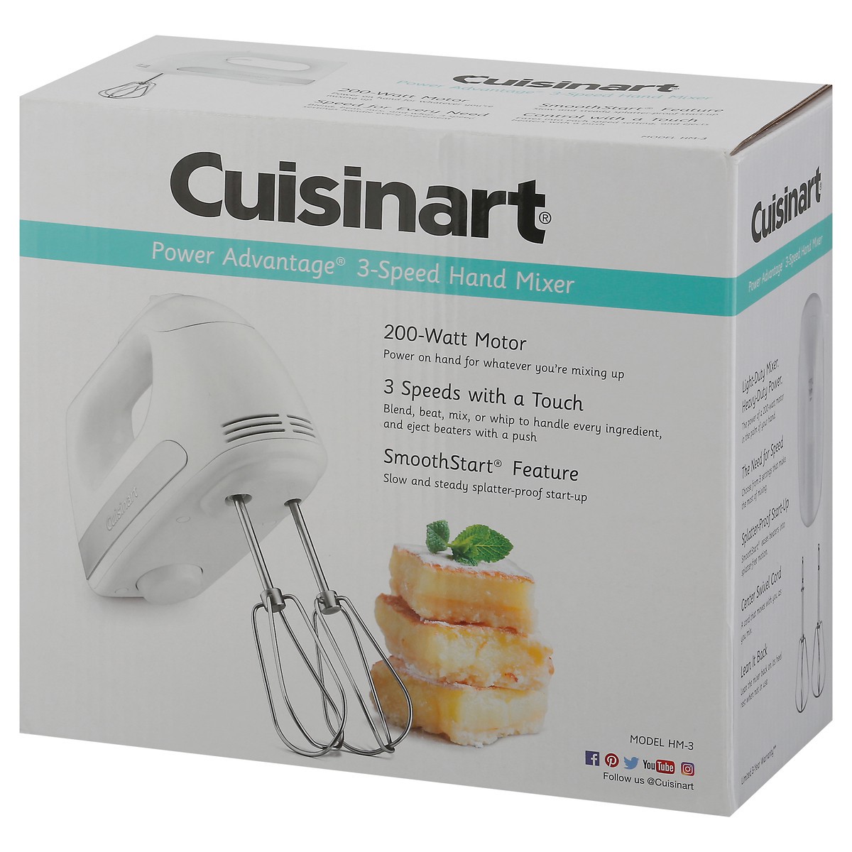 slide 2 of 9, Cuisinart Power Advantage 3-Speed Hand Mixer 1 ea, 1 ct