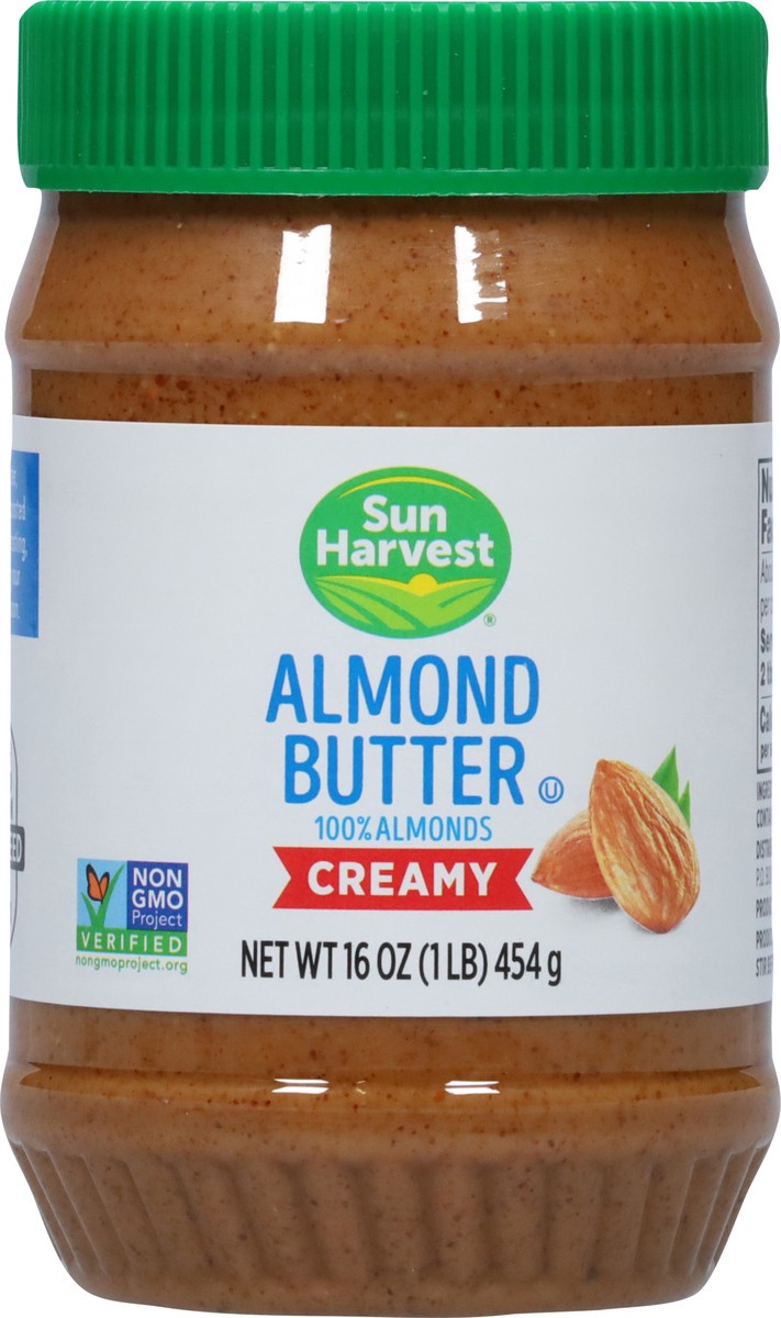 slide 2 of 14, Sun Harvest Creamy Almond Butter, 16 oz