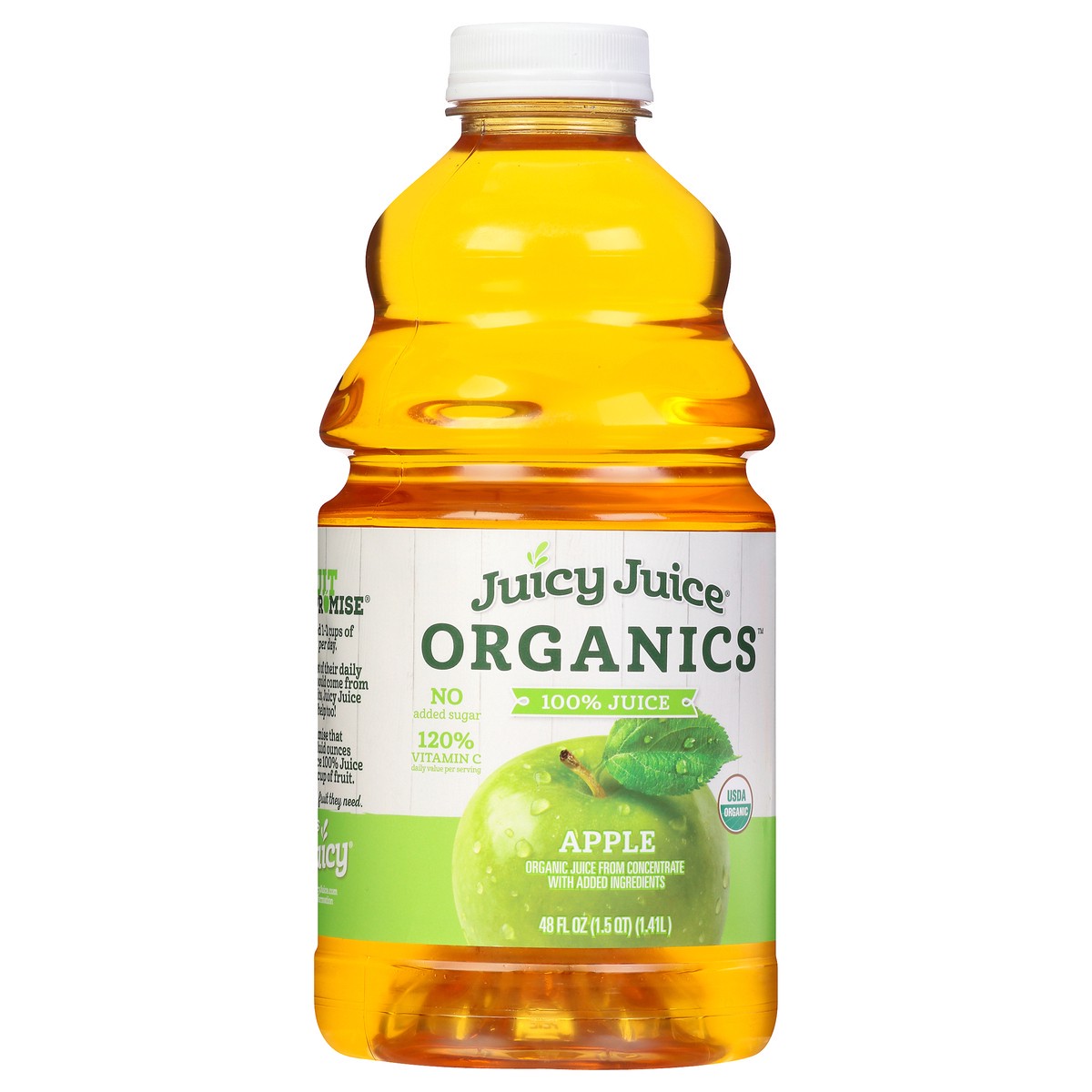 slide 4 of 9, Juicy Juice Organic Apple Juice 100% - 48 fl oz, 48 fl oz