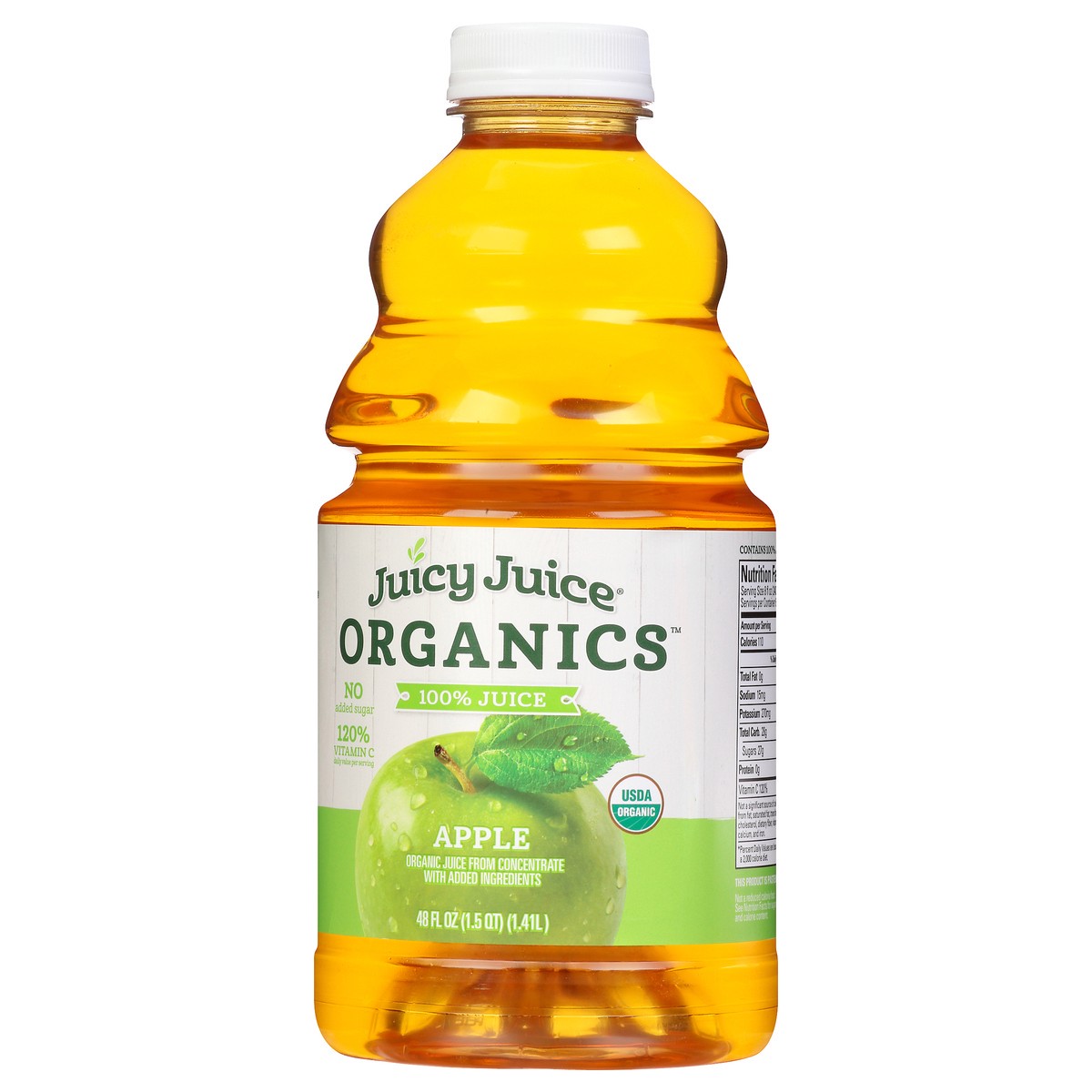 slide 5 of 9, Juicy Juice Organic Apple Juice 100% - 48 fl oz, 48 fl oz